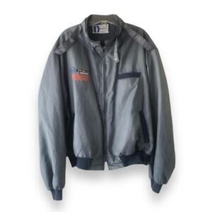 70s 80s Vintage original Dunbrooke Pla-Jac bomber jacket with company logo